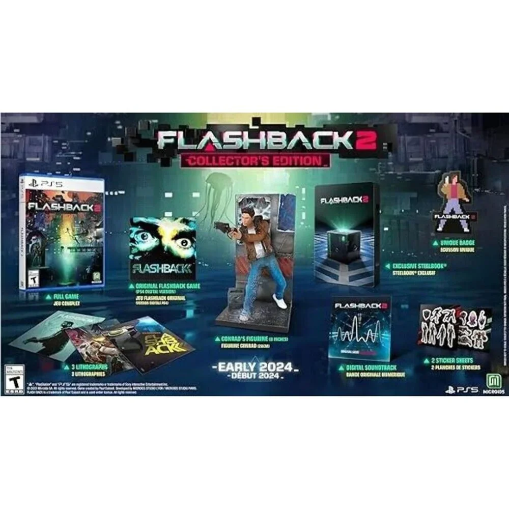 New Sealed Flashback 2 Collectors Edition (Xbox Series X) NIB